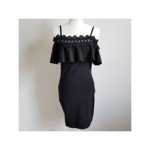 BCX DRESS Womens Navy Short Sleeve Short Party Body Con Dress 7